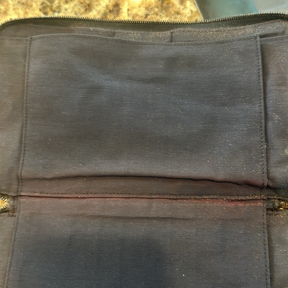 Hermes Unisex large bi fold wallet /pouch in canvas has 9 card slots - Picture 6 of 6